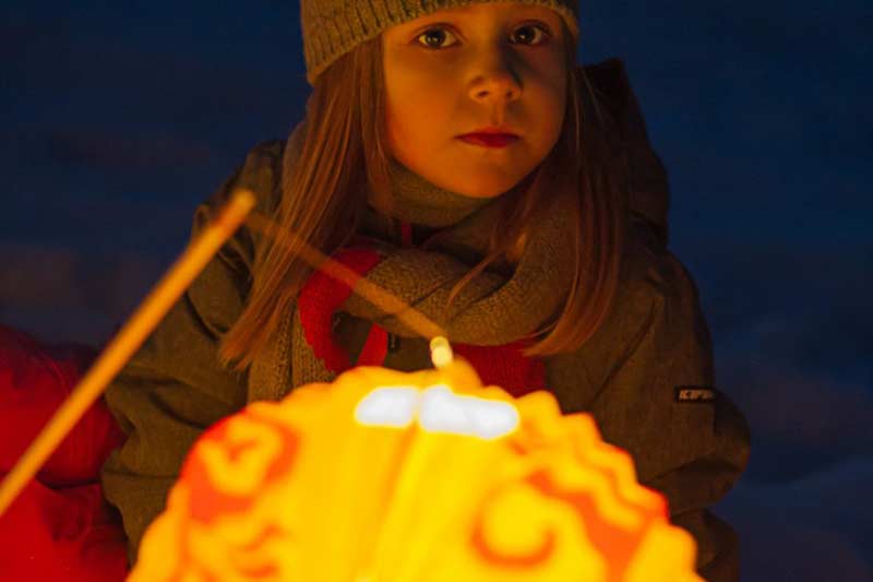 Lampionwanderung in Schoppernau im Bregenzerwald