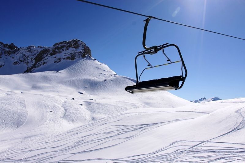 Skigebiet in Schoppernau