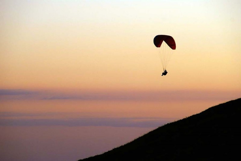 Paragliding in Schoppernau